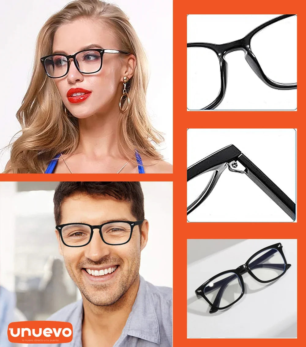 Dos piezas de Gafas autoajustables con graduación automática para cada ojo de 0,5 a 5 grados que se oscurecen con el sol