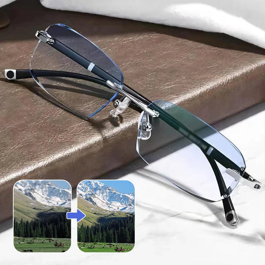 2 piezas de gafas de lectura multifocales, gafas de sol y gafas graduadas