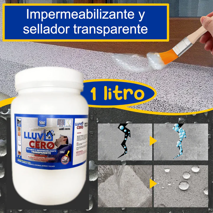 Sellador Impermeabilizante Lluvia Cero 1 Litro